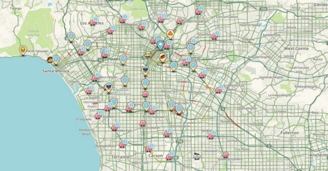 Los Angeles collabora con gli utenti di Waze: “Segnalateci i pirati”