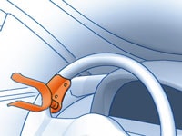 Pomello al volante ( 40.11 - 40.12) ( di tipo a forcella, o a tripode)