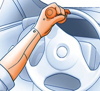 Protesi mioelettrica all’avambraccio o alla mano sinistra(03.01) (funzione di presa del volante)