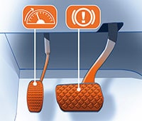 Acceleratore azionato dall'arto inferiore sinistro (25.08)