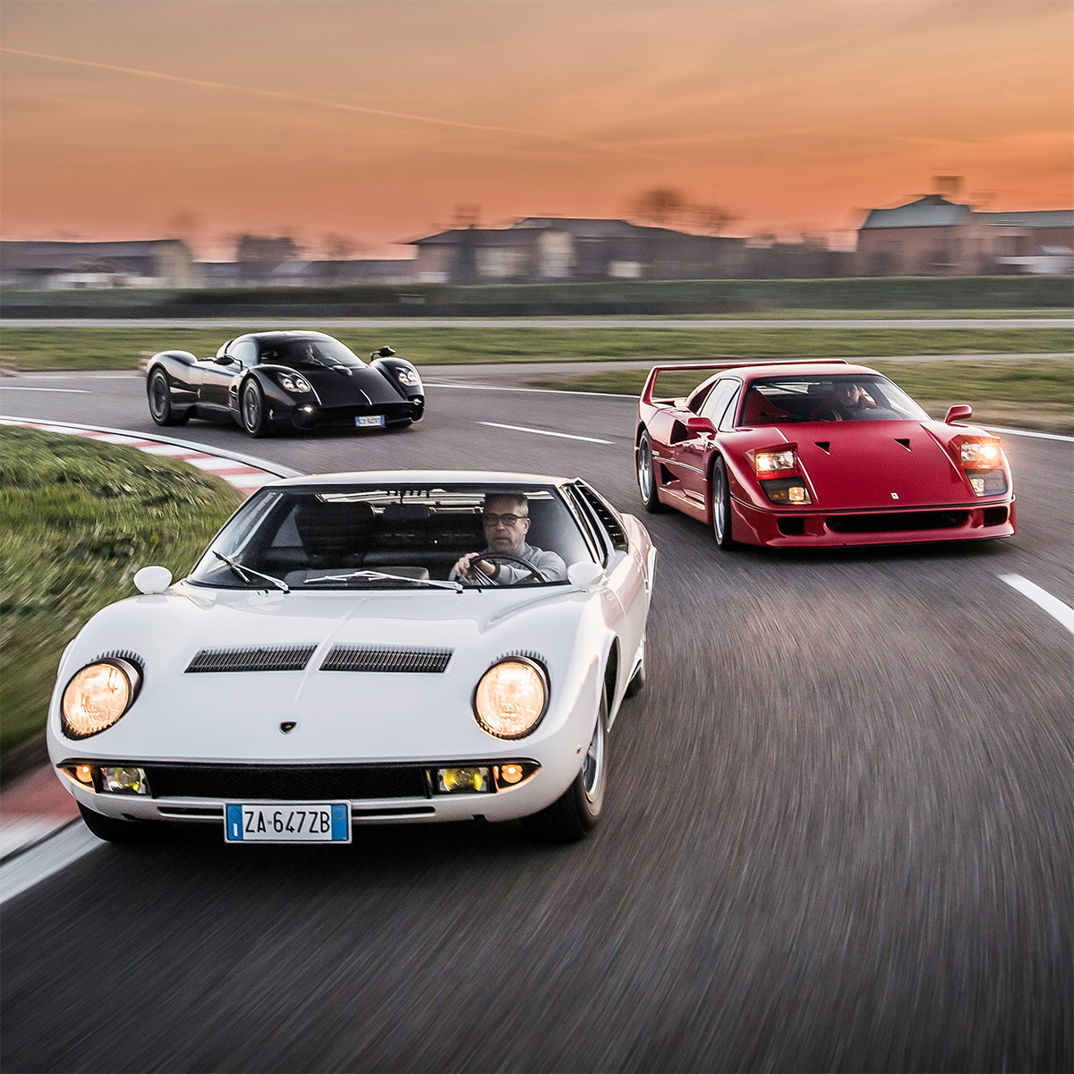 Le 3 Top Car in pista a Vairano