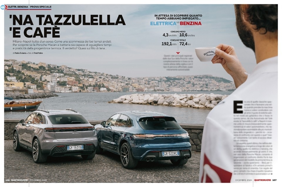Porsche Macan Bev vs termica Porsche Macan Bev vs termica