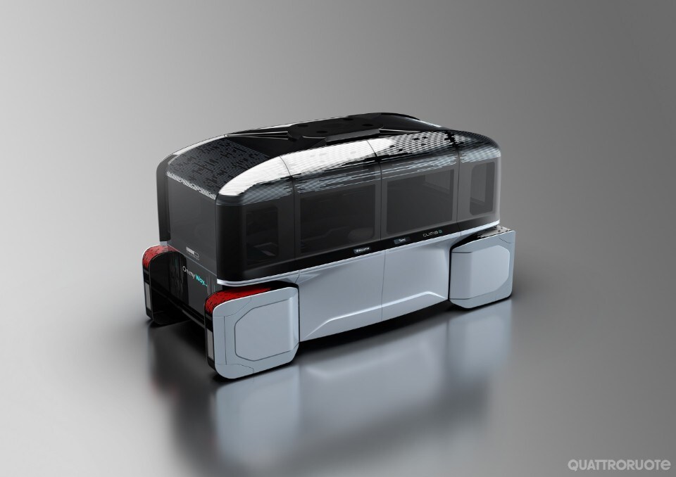 La capsula autonoma che sale in casa (o in ufficio)