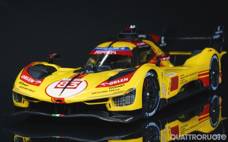 La Ferrari 499P #83 che ha corso a Le Mans nel 2024