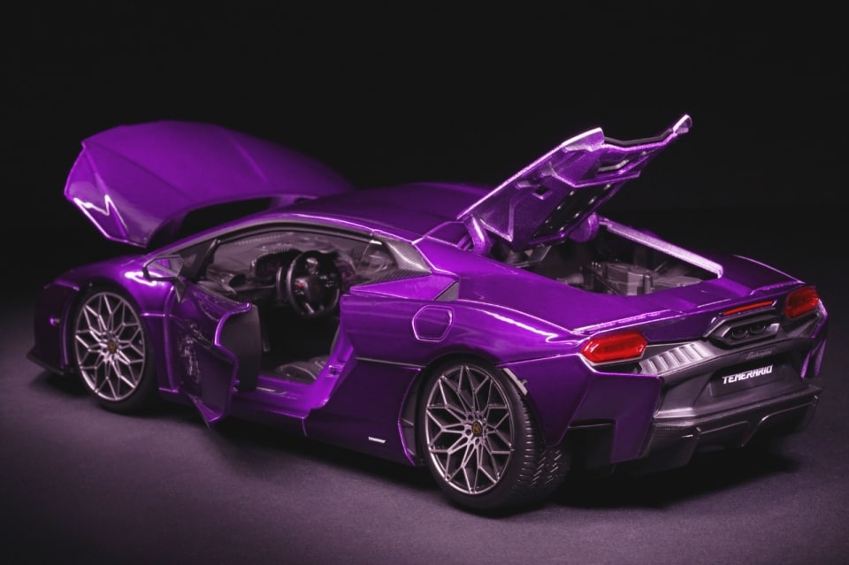 Lamborghini Temerario Bburago 1:18: la supercar del Toro da collezionare