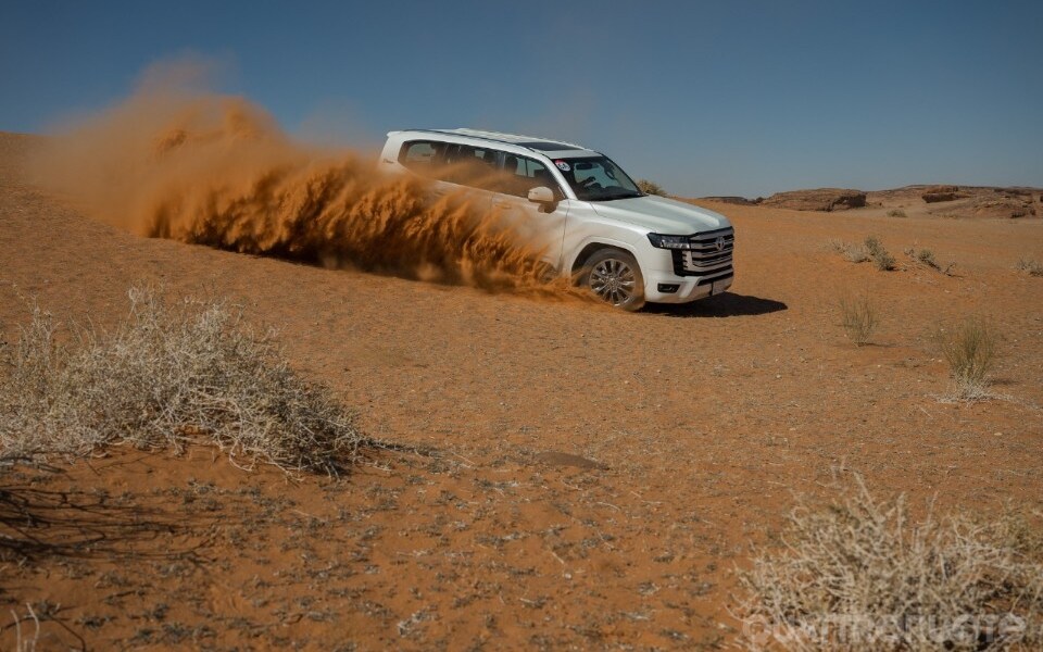 Con Toyota nel deserto saudita