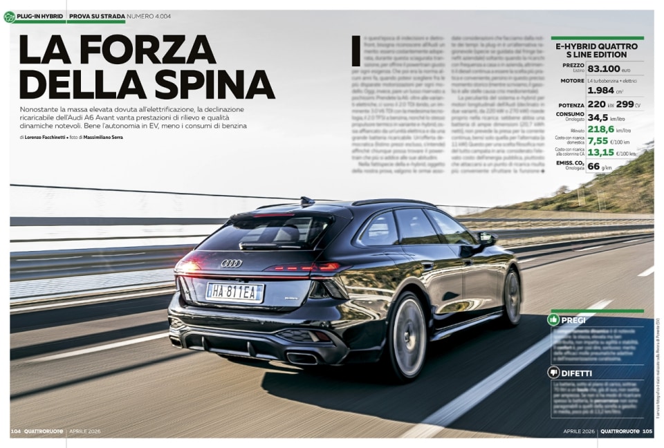 La prova della nuova BMW iX3 è su Quattroruote di aprile 2026 