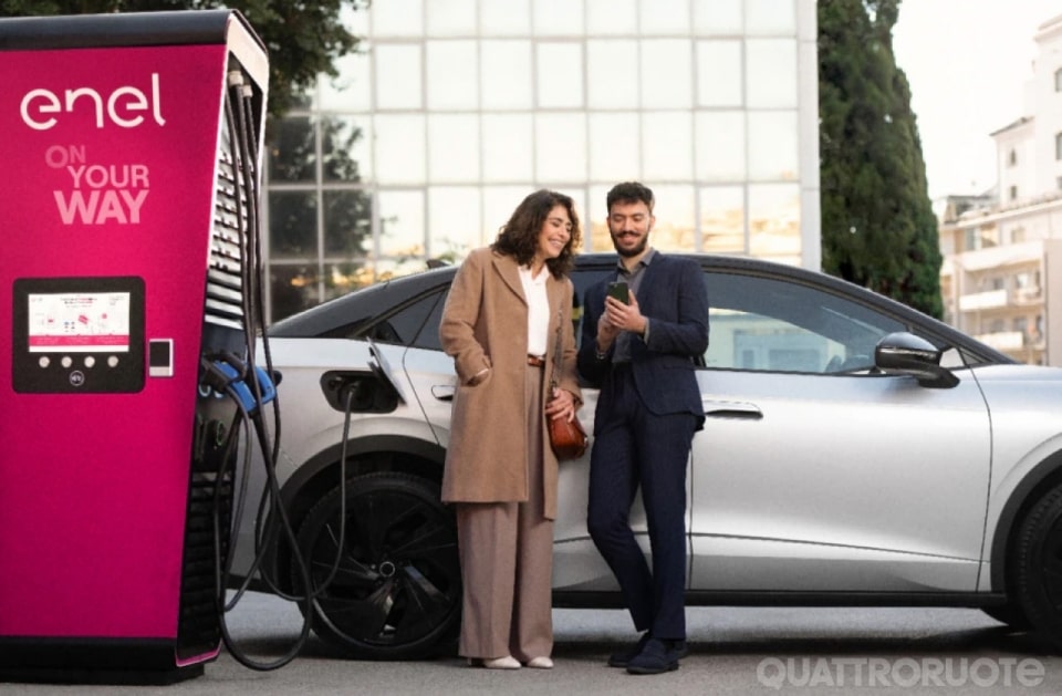 Enel completa 3.730 punti di ricarica veloce in Italia: ora punta a quota 4.930