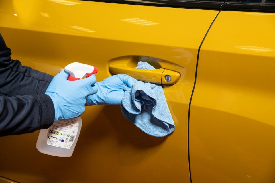 La sanificazione dell’auto