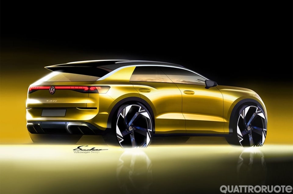 I bozzetti della nuova T-Roc