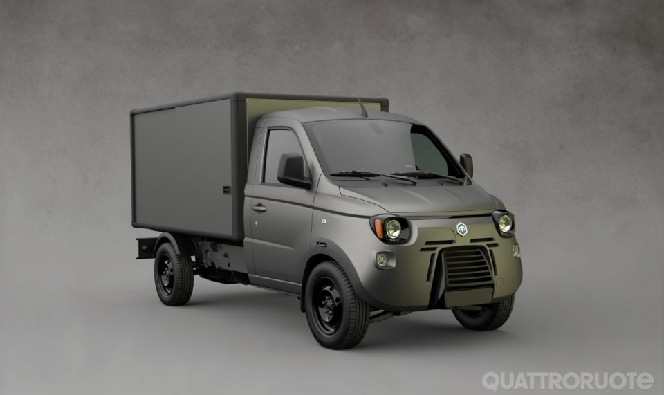 4PE, il retro‑kit per il Piaggio Porter che si ispira all’Ape