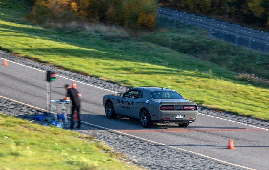 Al volante della Hellcat