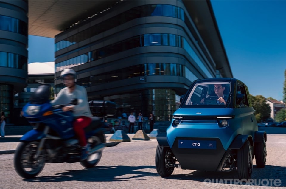 City Transformer CT2, l'elettrica che si restringe e si allarga in pochi secondi