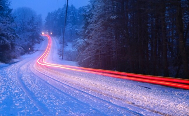 Come guidare sulla neve