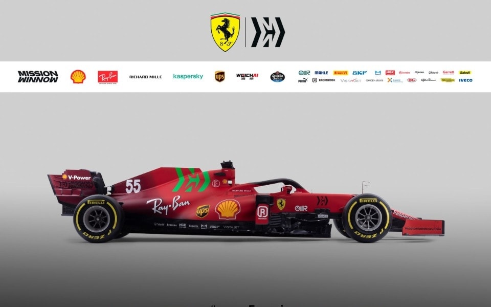 Scuderia Ferrari, ecco la nuova SF21
