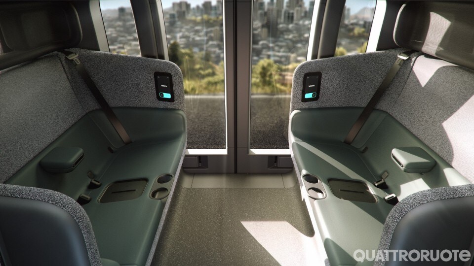 Zoox Fully Autonomous Vehicle Interior Zoox Fully Autonomous Vehicle Interior