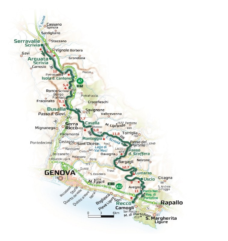 Le strade alternative per la Riviera