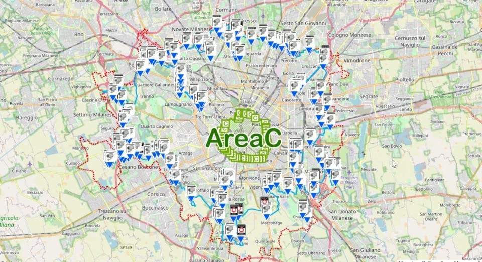 Area B Milano: la mappa Area B Milano: la mappa