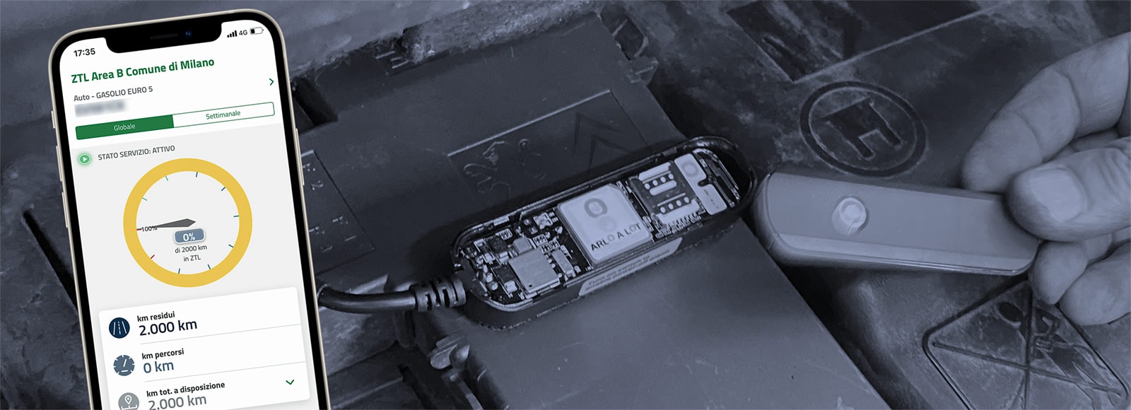 Come funziona la scatola nera per chi è tagliato fuori dall'Area B