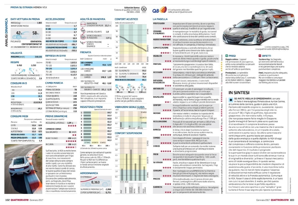 Honda NSX, spirito ibrido - VIDEO
