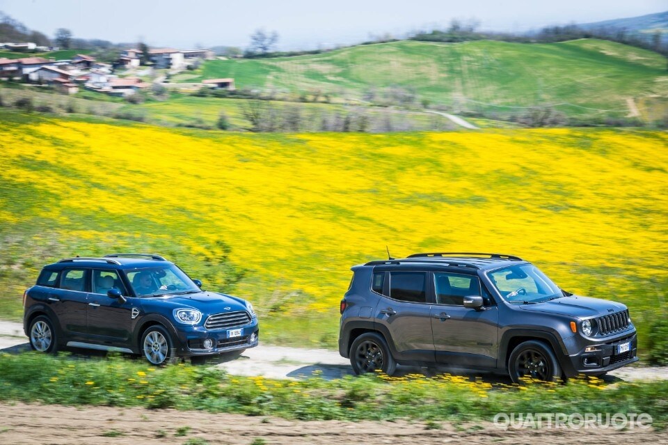 Renegade 1.6 Mjt vs Countryman One D