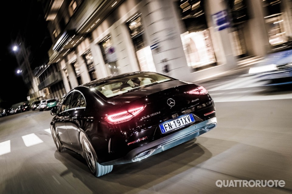 La prova della CLS 350 d 4Matic