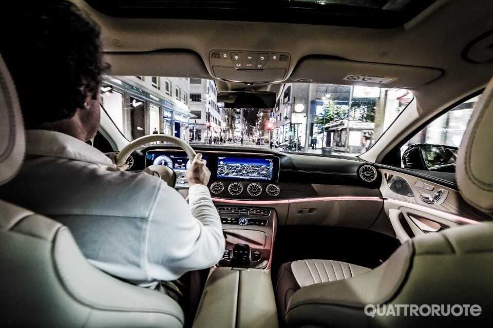 La prova della CLS 350 d 4Matic