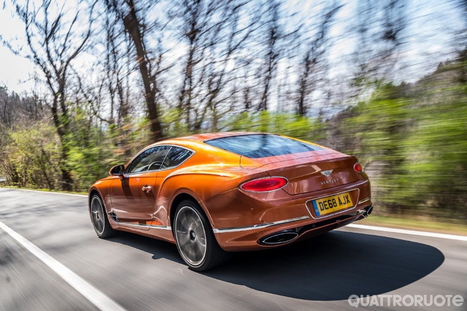 La prova della Continental GT