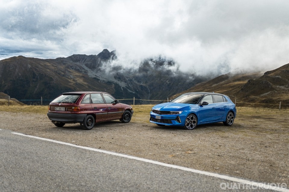Opel Astra 1991 vs 2022