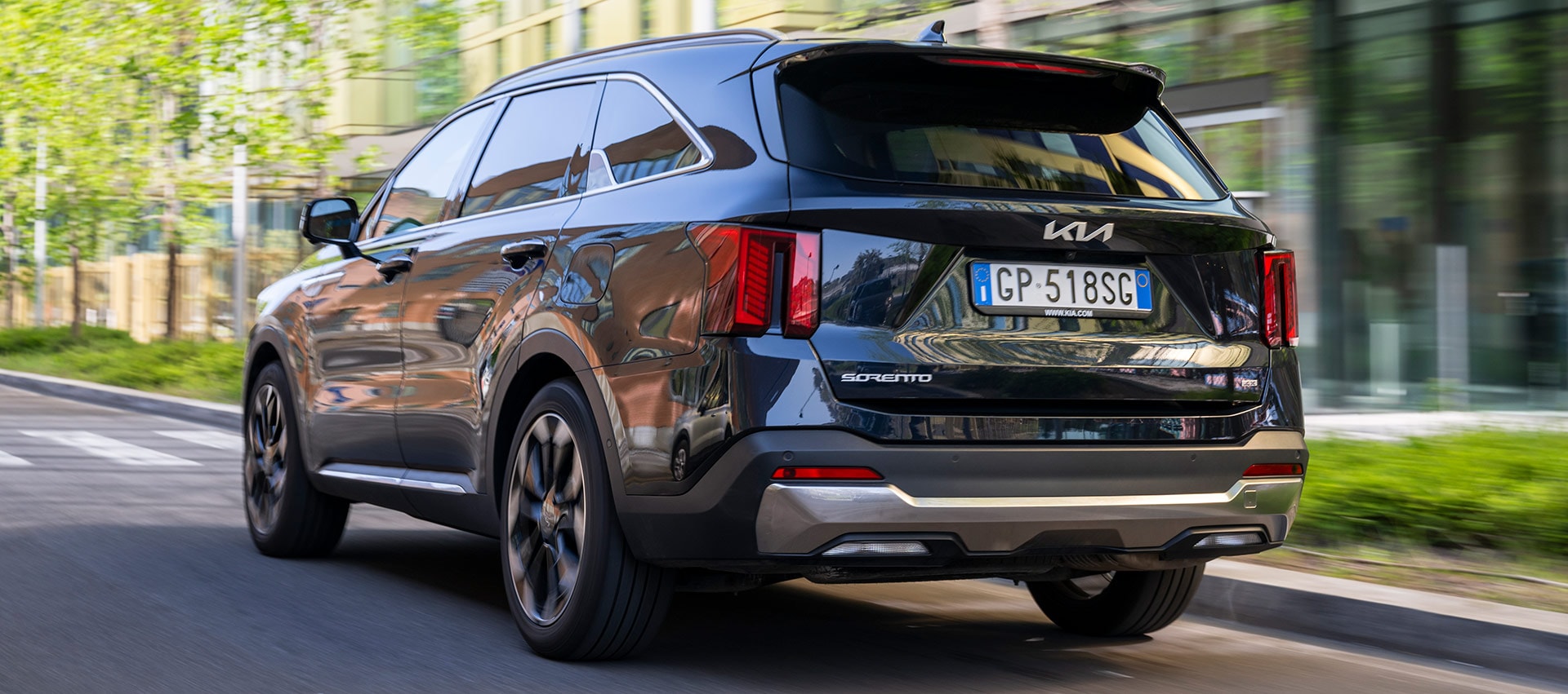 la Kia Sorento in città la Kia Sorento in città