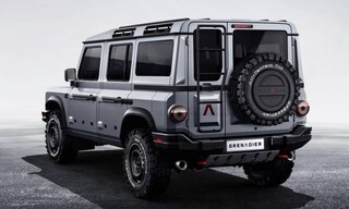 DIYUCAR Copertura Per Paraurti Anteriore Per Auto, Compatibile Con Ineos Grenadier 2020-2024, In Lega Di Alluminio, Colore Nero, Accessori Per Auto